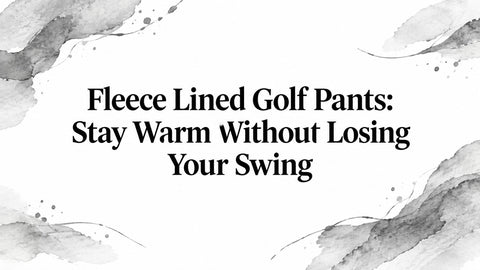 Fleece Lined Golf Pants: Stay Warm Without Losing Your Swing