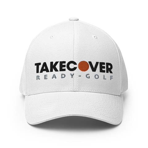 Takecover Ready Golf - Fun MVP - WhiteFun Hat [FlexFit]Takecover Ready Golf - Fun MVP - White