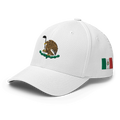 Golf Master Hat - Mexico Golfing Eagle Emblem - [white] [flex Fit]
