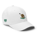 Golf Master Hat - Mexico Golfing Eagle Emblem - [white] [flex Fit]
