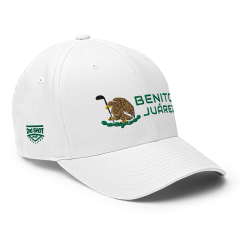 Benito Juárez ModernMexico Hat [white] [flex fit]Benito Juárez Modern